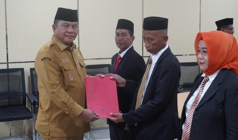 Bupati Dan Wabup Bolsel Lantik Tiga Pimpinan Pengurus Baznas Periode