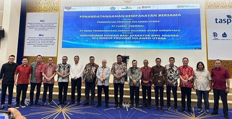 Bupati Bolsel Hadiri Penandatanganan Kesepakatan Penyediaan Hunian Bagi ASN