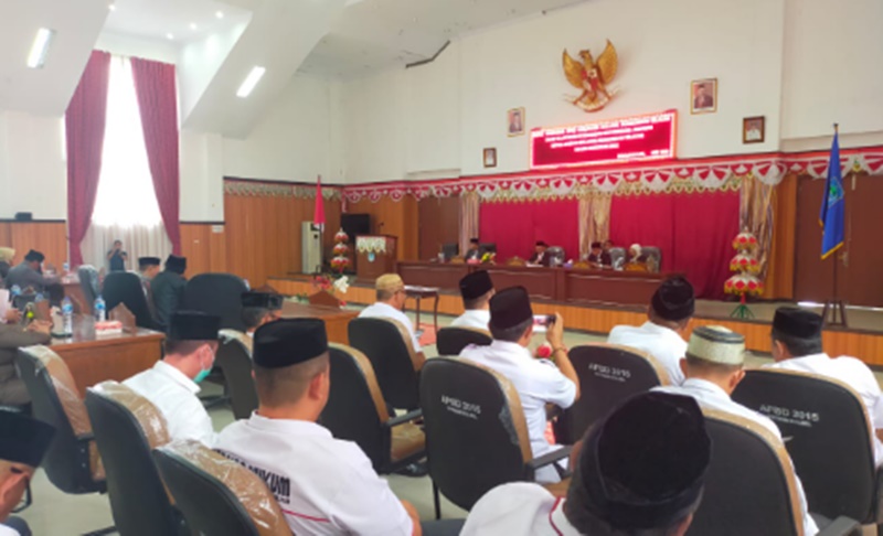 DPRD Bolsel Gelar Paripurna LKPJ Tahap II Tahun Anggaran 2022