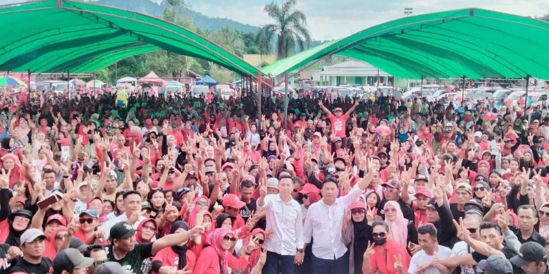 Tak Terbendung, Lautan Manusia Padati Kampanye IDEAL.
