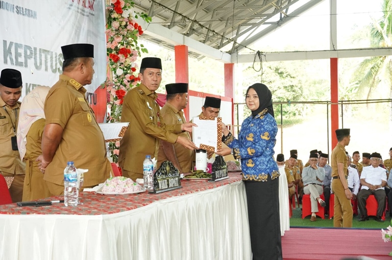 485 PPPK Paruh Waktu Bolsel Terima SK.